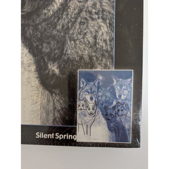 Judy Larson Silent Spring Puzzle 1000 PC The Art of Concealed Imagery Wolves - Picture 6 of 7